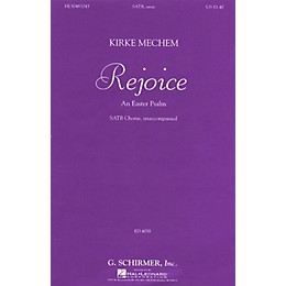 G. Schirmer Rejoice (SSAATTBB a cappella) SATB DV A Cappella composed by Kirke Mechem