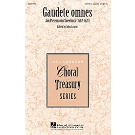 Hal Leonard Gaudete omnes SSATB A Cappella composed by Jan Pieterszoon Sweelinck