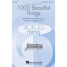 Hal Leonard 1000 Beautiful Things SATB DIVISI AND SOLO by Annie Lennox arranged by Craig Hella Johnson