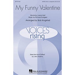 Hal Leonard My Funny Valentine SATB DV A Cappella arranged by Bob Krogstad