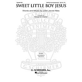 G. Schirmer Sweet Little Boy Jesus SATB arranged by Benjamin Harlan