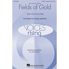 Hal Leonard Fields of Gold SATB DV A Cappella by Sting arranged by Greg Jasperse