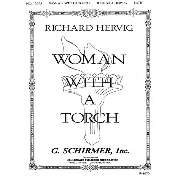 G. Schirmer Woman With A Torch SATB composed by Richard Bilderback Hervig