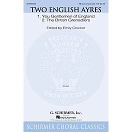 G. Schirmer Two English Ayres TB arranged by Emily Crocker