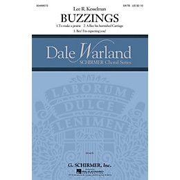 G. Schirmer Buzzings (Dale Warland Choral Series) SATB DV A Cappella composed by Lee R. Kesselman