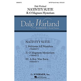 G. Schirmer O Magnum Mysterium (Dale Warland Choral Series) SATB with flute & harp composed by Dale Warland