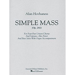 Associated Simple Mass (SATB) SATB composed by Alan Hovhaness