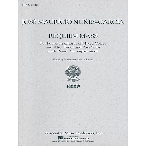 Associated Requiem Mass (SATB) SATB composed by José Nunes-Garcia
