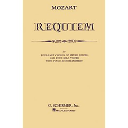 G. Schirmer Requiem (SATB) SATB composed by Wolfgang Amadeus Mozart