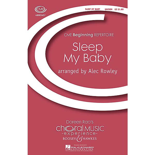 Boosey and Hawkes Sleep My Baby (CME Beginning) UNIS arranged by Alec Rowley