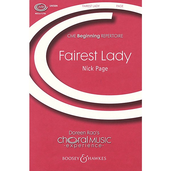 Boosey and Hawkes Fairest Lady (No. 7 from The Nursery Rhyme Cantata) CME Beginning UNIS composed by Nick Page