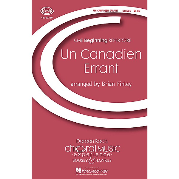 Boosey and Hawkes Un Canadien Errant (CME Beginning) UNIS arranged by Brian Finley