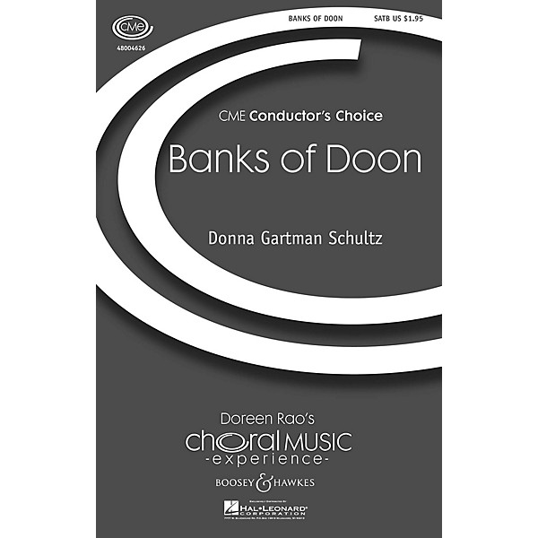 Boosey and Hawkes Banks of Doon (CME Conductor's Choice) SATB composed by Donna Gartman Schultz