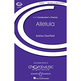 Boosey and Hawkes Alleluia (CME Conductor's Choice) SATB a cappella composed by Andrea Clearfield