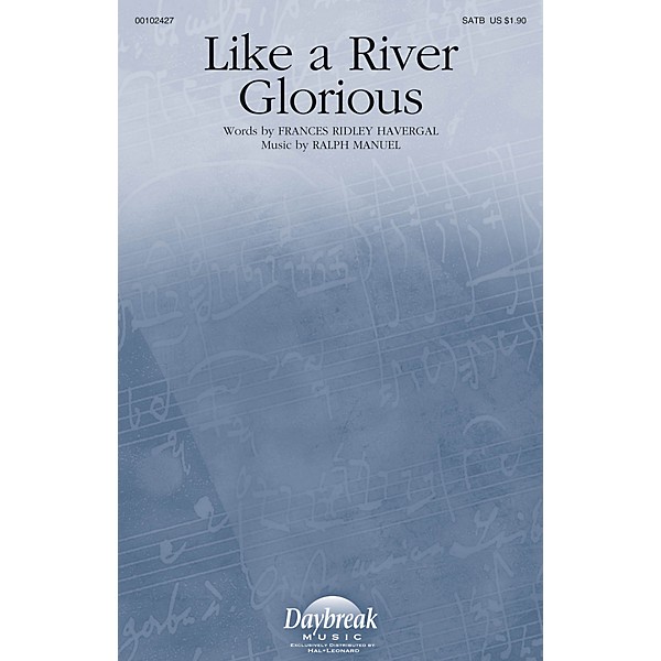 Daybreak Music Like a River Glorious SATB composed by Ralph Manuel