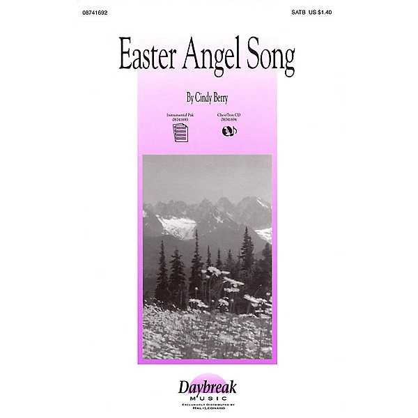 Daybreak Music Easter Angel Song SATB composed by Cindy Berry