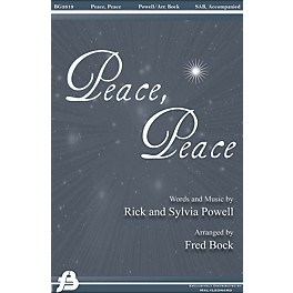 Fred Bock Music Peace, Peace SAB arranged by Fred Bock