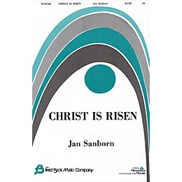Fred Bock Music Christ Is Risen! SAB composed by Jan Sanborn