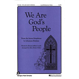 Fred Bock Music We Are God's People SATB arranged by Allan Robert Petker