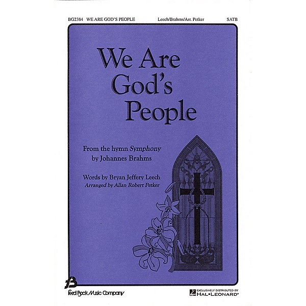 Fred Bock Music We Are God's People SATB arranged by Allan Robert Petker