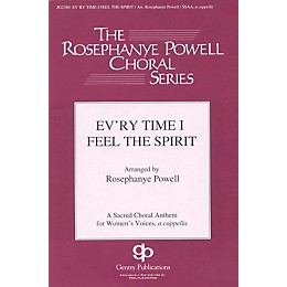 Gentry Publications Ev'ry Time I Feel the Spirit SSAA A Cappella arranged by Rosephanye Powell