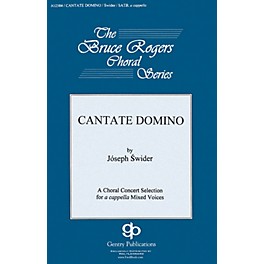 Gentry Publications Cantate Domino SATB DV A Cappella composed by Józef Swider