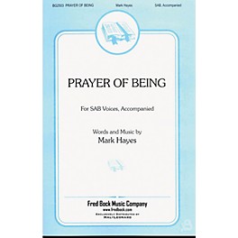 Fred Bock Music Prayer of Being SAB composed by Mark Hayes