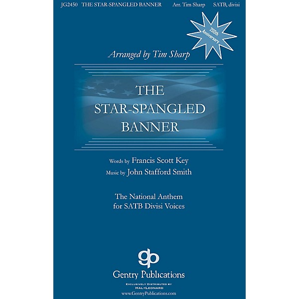 Gentry Publications The Star-Spangled Banner SSAATTBB A Cappella arranged by Tim Sharp