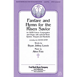 Fred Bock Music Fanfare and Hymn for the Risen Savior SATB composed by Allen Pote