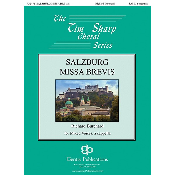 Gentry Publications Salzburg Missa Brevis SATB a cappella composed by Richard Burchard