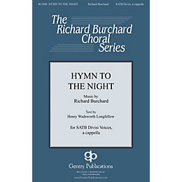 Gentry Publications Hymn to the Night SATB DV A Cappella composed by Richard Burchard