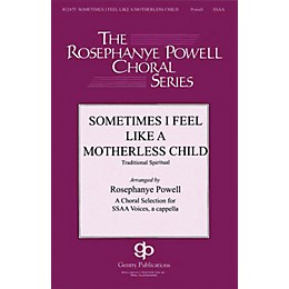 Gentry Publications Sometimes I Feel Like a Motherless Child SSAA A Cappella arranged by Rosephanye Powell
