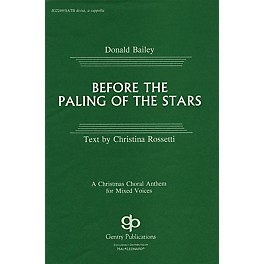 Fred Bock Music Before the Paling of the Stars SATB DV A Cappella composed by Donald Bailey