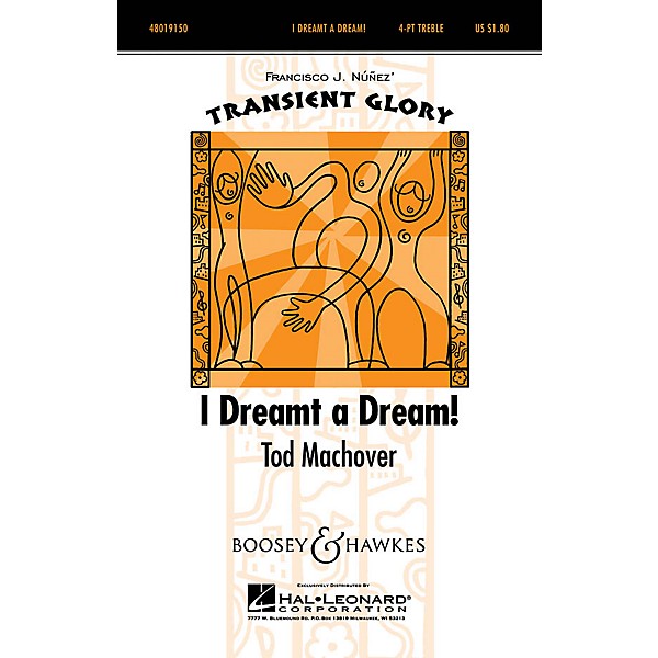 Boosey and Hawkes I Dreamt A Dream (Transient Glory Series) 4 Part Treble composed by Tod Machover