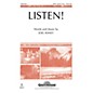 Shawnee Press Listen! SATB, CLARINET & PERCUSSION composed by Joel Raney thumbnail