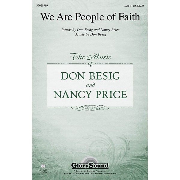 Shawnee Press We Are People of Faith SATB composed by Don Besig