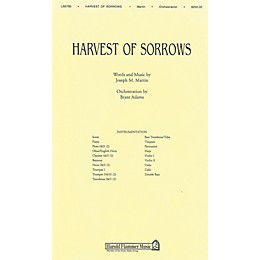 Shawnee Press Harvest of Sorrows Score & Parts composed by Joseph M. Martin