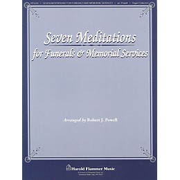 Shawnee Press Seven Meditations for Funerals and Memorial Services arranged by Robert J. Powell