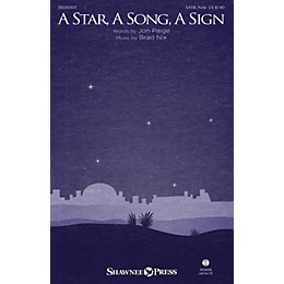 Shawnee Press A Star, A Song, A Sign SATB W/ FLUTE composed by Brad Nix