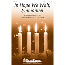 Shawnee Press In Hope We Wait, Emmanuel SATB, ACCOMP WITH OPT. PERCUSS arranged by Douglas E. Wagner
