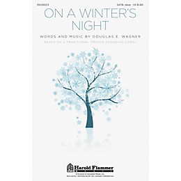 Shawnee Press On a Winter's Night SATB AND OBOE arranged by Douglas E. Wagner