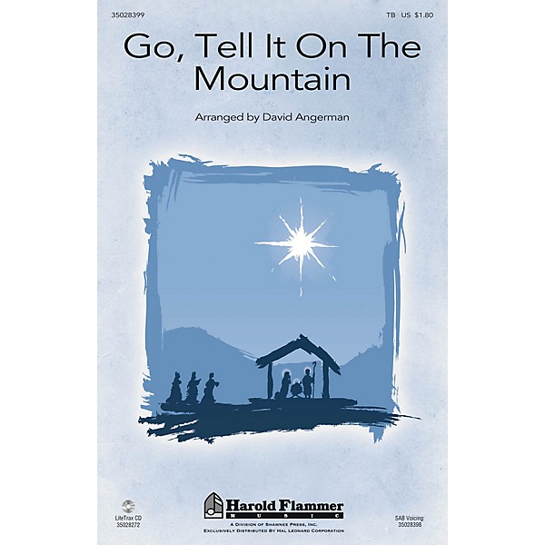 Shawnee Press Go, Tell It on the Mountain TB arranged by David Angerman