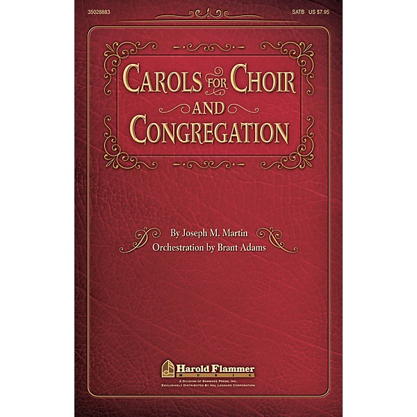 Shawnee Press Carols for Choir and Congregation SATB arranged by Joseph M. Martin