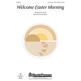 Shawnee Press Welcome Easter Morning Unison/2-Part Treble composed by Donna Butler