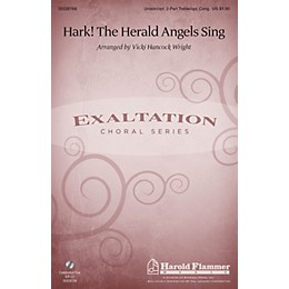 Shawnee Press Hark! The Herald Angels Sing Unison/2-Part Treble arranged by Vicki Hancock Wright