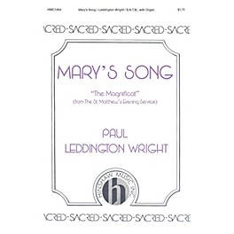 Hinshaw Music Mary's Song SATB composed by Paul Leddington Wright