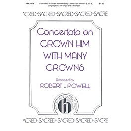 Hinshaw Music Crown Him with Many Crowns SATB arranged by Robert Powell