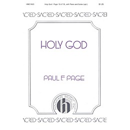 Hinshaw Music Holy God SATB composed by Paul Page