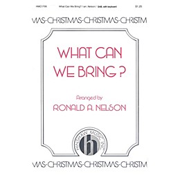 Hinshaw Music What Can We Bring? SAB arranged by Nelson