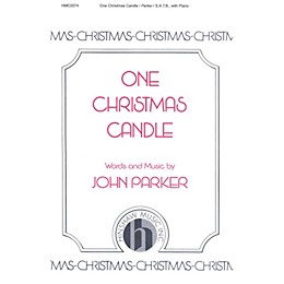 Hinshaw Music One Christmas Candle SATB composed by John Parker